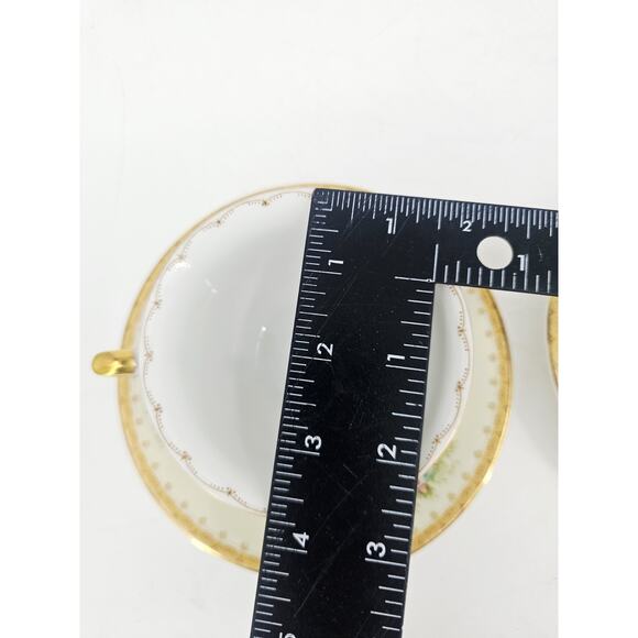 Meito Jewel Floral & Gold Pattern Set Of 2 Cups & Saucers & Creamer Japan - Picture 15 of 16